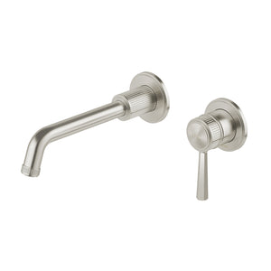 PHOENIX WILTERN SWITCHMIX WALL BASIN / BATH MIXER SET 190MM COMPLETE KIT BRUSHED NICKEL