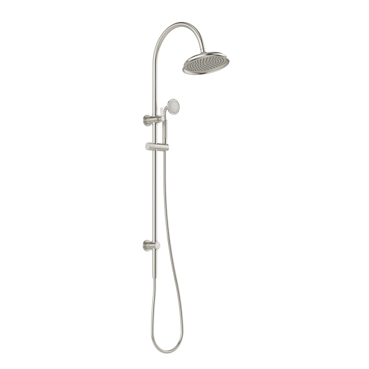 PHOENIX WILTERN TWIN SHOWER 1046MM BRUSHED NICKEL