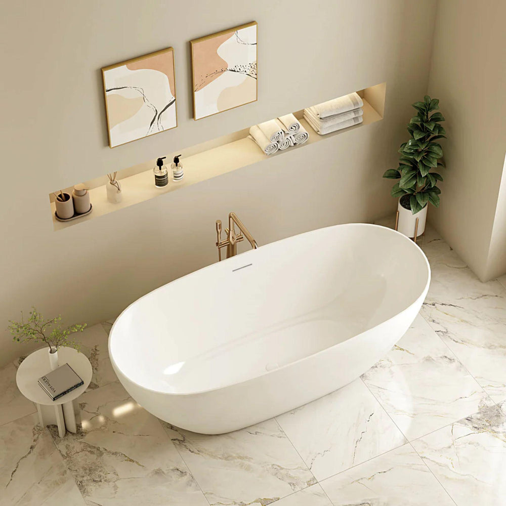 MERCIO PILATO FREESTANDING BATHTUB MATTE WHITE 1500MM