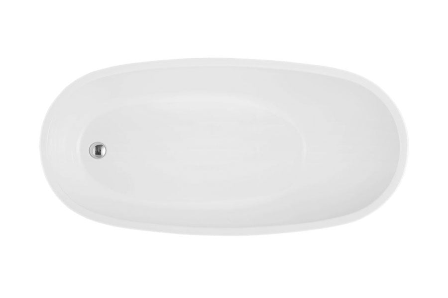 DECINA PICCOLO FREESTANDING BATH GLOSS WHITE (AVAILABLE IN 1500MM AND 1700MM)