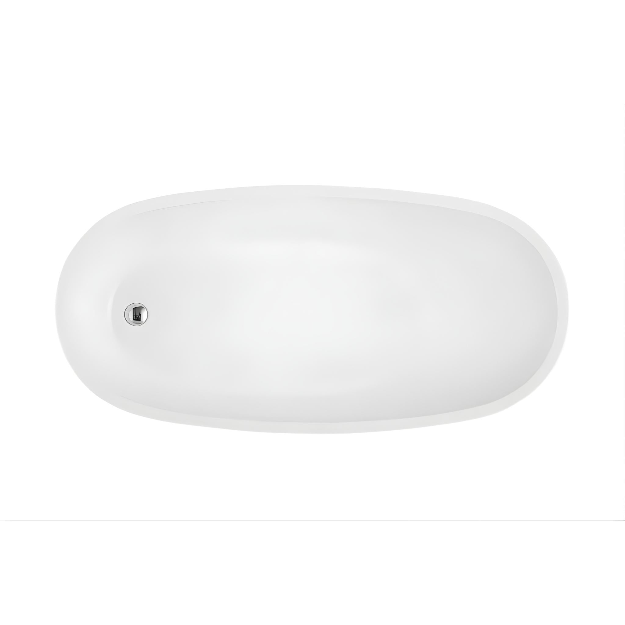 DECINA PICCOLO FREESTANDING BATH GLOSS WHITE 1700MM