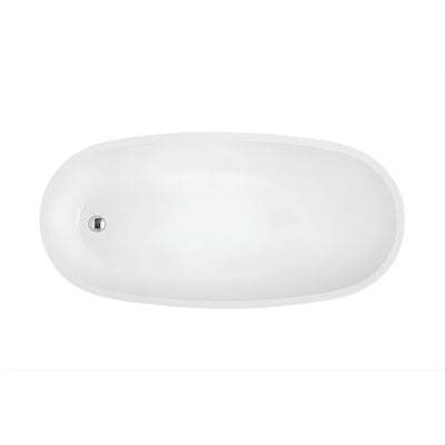 DECINA PICCOLO FREESTANDING BATH GLOSS WHITE 1700MM
