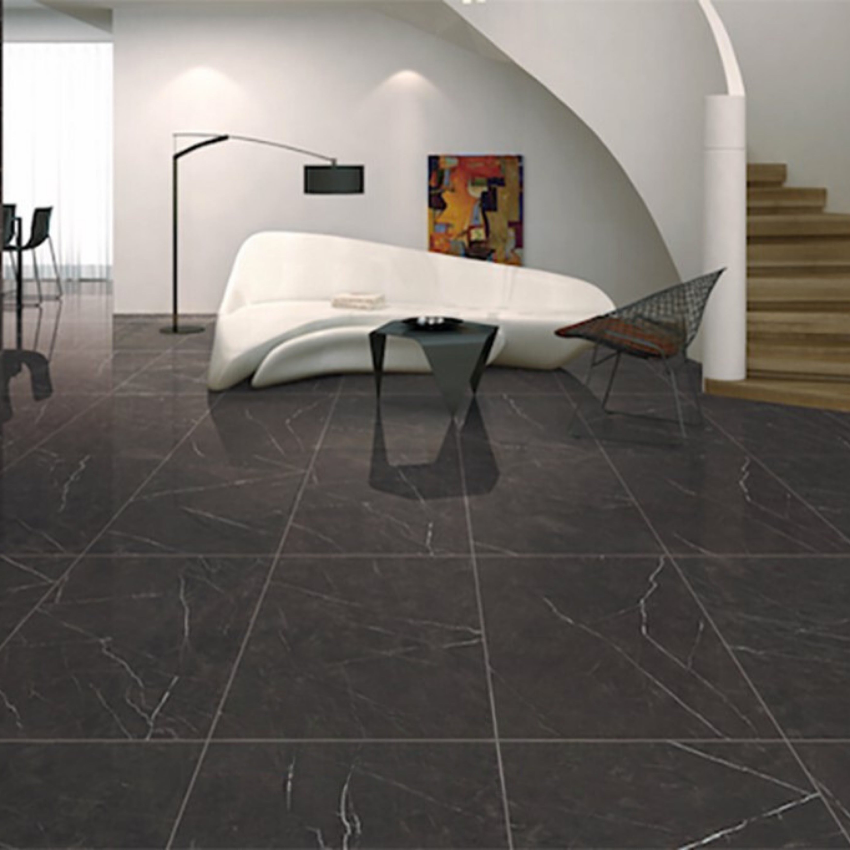 EVERSTONE EUROMARMO PIETRA GREY GRIP 600X300MM RECTANGULAR TILE (PER BOX)