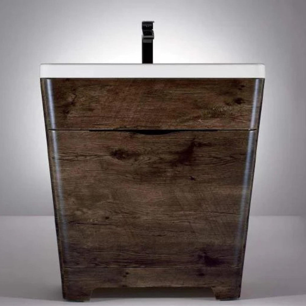BELBAGNO PIRAMID CHESTNUT 800MM FLOOR STANDING VANITY