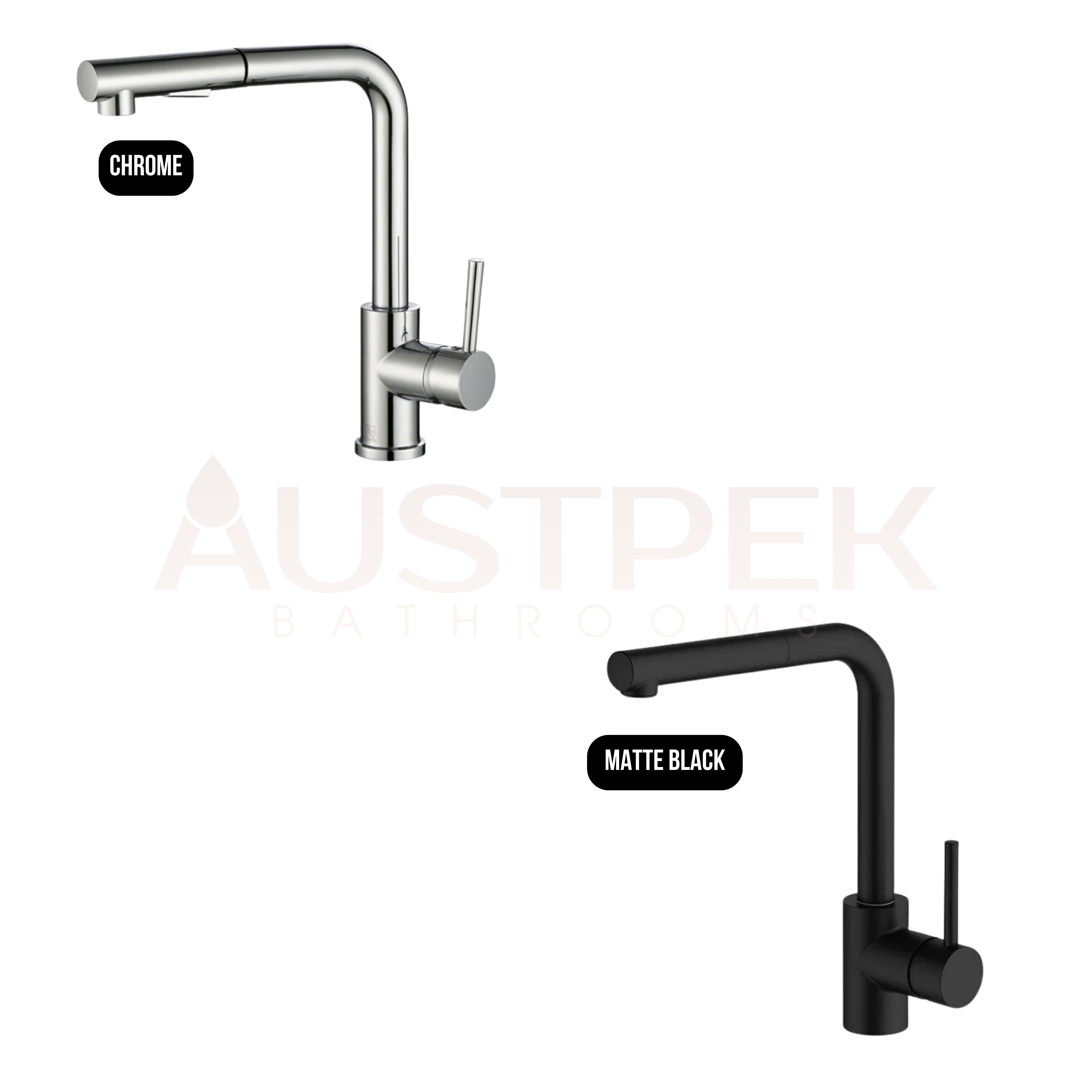 INSPIRE PULL OUT KITCHEN MIXER BLACK