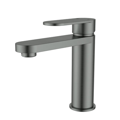 IKON SORA LEAD FREE SS BASIN MIXER 168MM GUN METAL