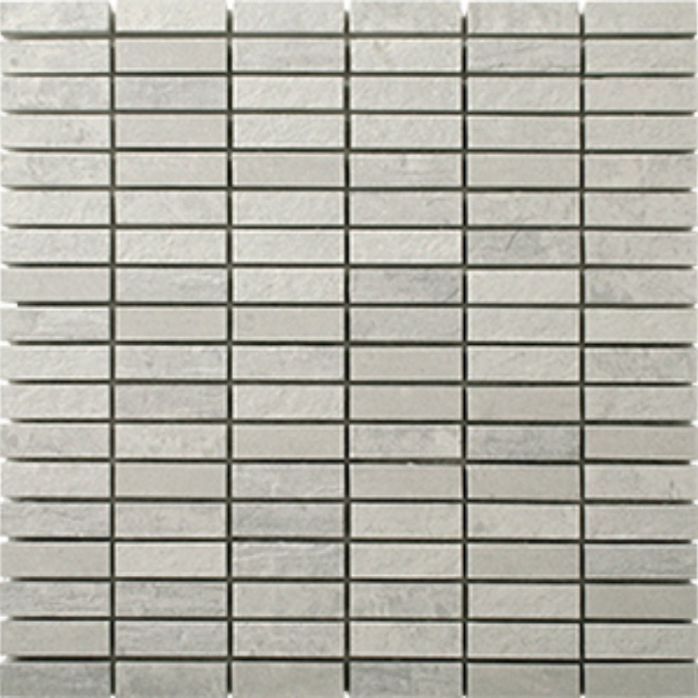 EVERSTONE DURASTONE ASH GREY MIXED 300X300MM BLUETOOTH MOSAIC TILE (PER BOX)