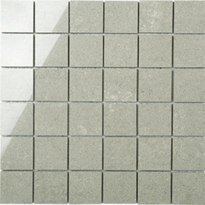 EVERSTONE DURASTONE ASH GREY POLISHED 300X300MM SQUARE MOSAIC TILE (PER BOX)