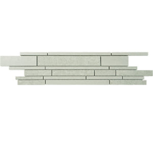 EVERSTONE DURASTONE ASH GREY ROCKFACE 600X150MM CULTURAL BRICK MOSAIC TILE (PER BOX)