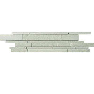 EVERSTONE DURASTONE ASH GREY ROCKFACE 600X150MM CULTURAL BRICK MOSAIC TILE (PER BOX)