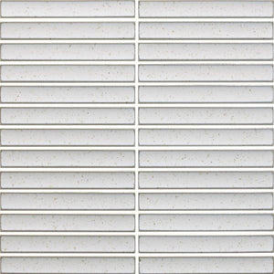 EVERSTONE COTTAGE 3D STRIP IVORY GLOSSY 297X297MM MOSAIC TILE (PER BOX)