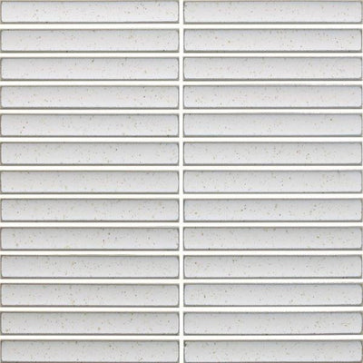 EVERSTONE COTTAGE 3D STRIP IVORY GLOSSY 297X297MM MOSAIC TILE (PER BOX)