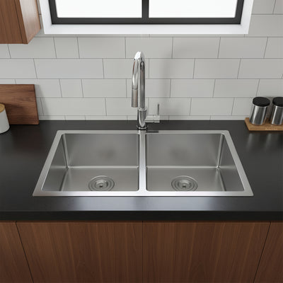 POSEIDON HAND MADE STAINLESS STEEL KITCHEN SINK 775MM