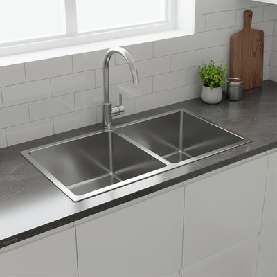 POSEIDON HANDMADE STAINLESS STEEL KITCHEN SINK 1000MM