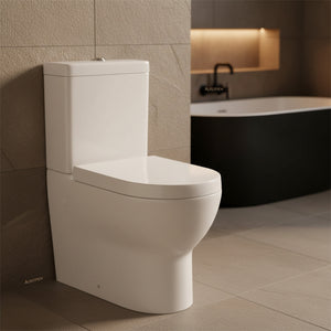 POSEIDON MERCURY BTW TOILET SUITE GLOSS WHITE