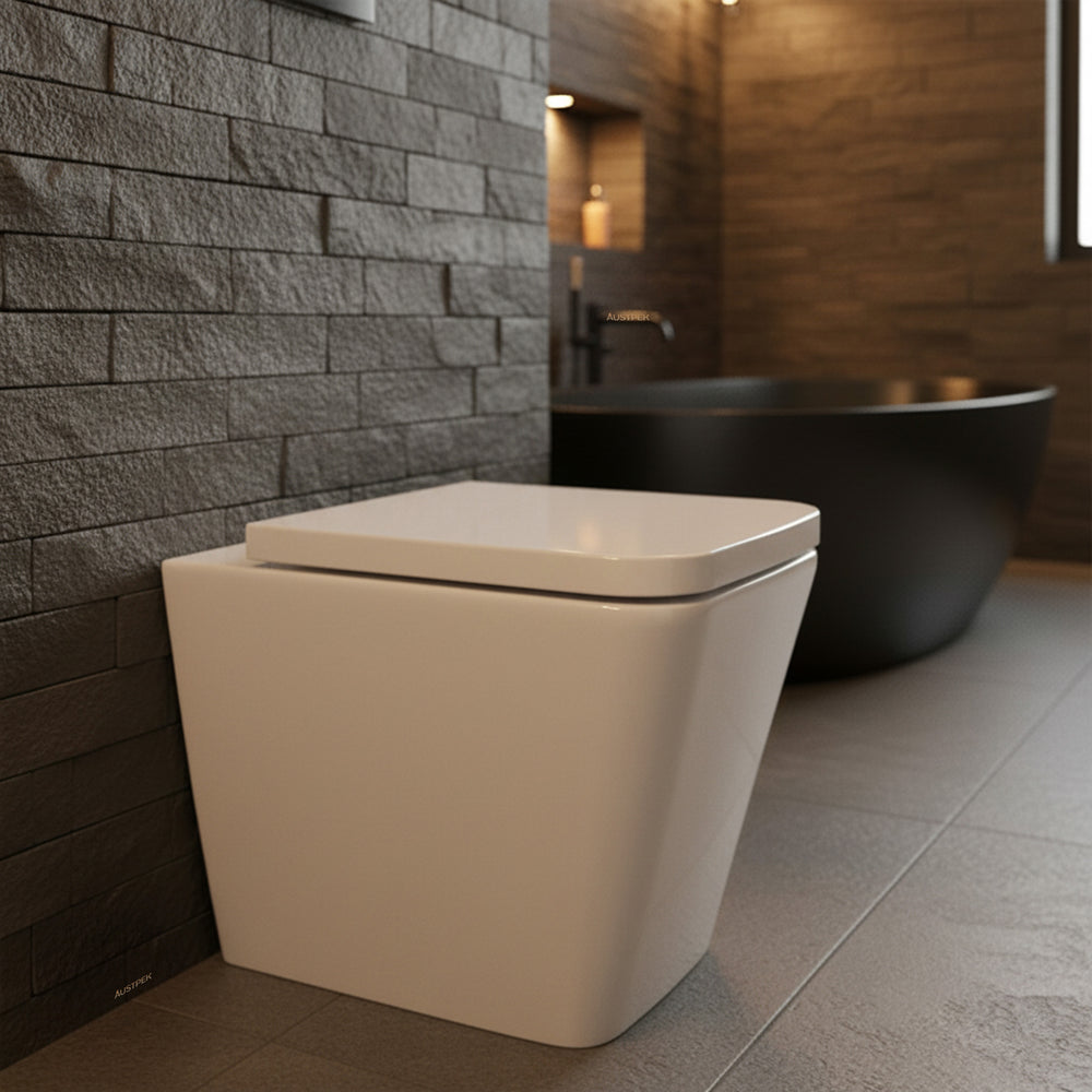 POSEIDON QUBIST WALL FACED PAN GLOSS WHITE