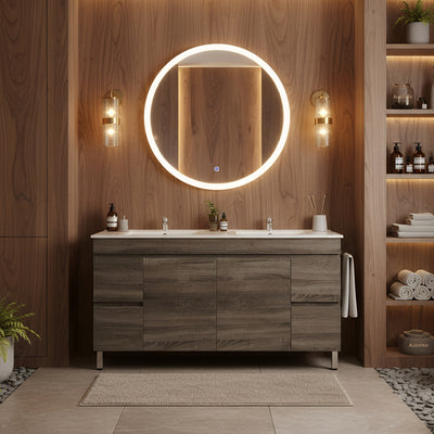POSEIDON BERGE DARK GREY 1500MM FLOOR STANDING VANITY