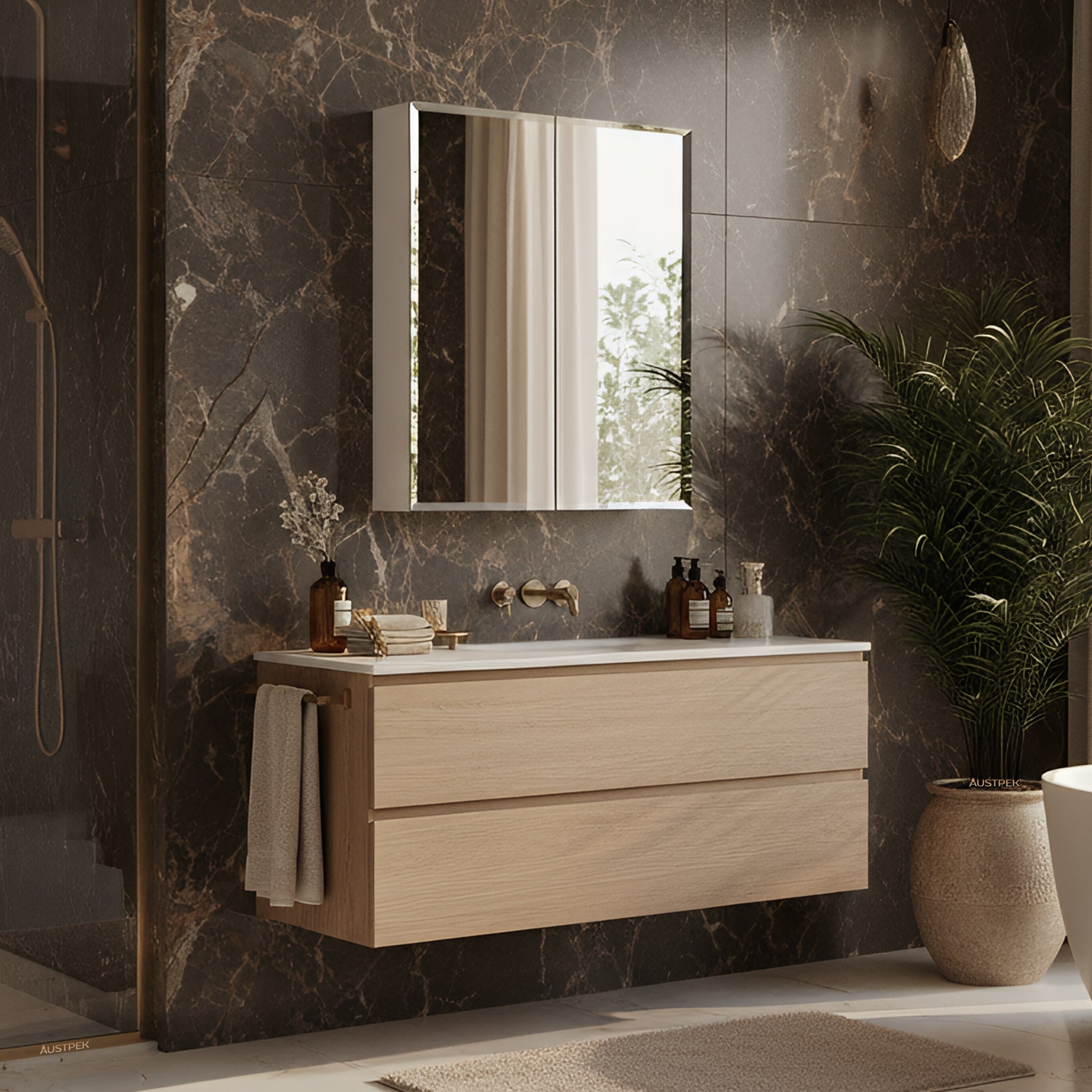 POSEIDON MBSV MIRROR CABINET (AVAILABLE IN 600MM, 750MM AND 900MM)