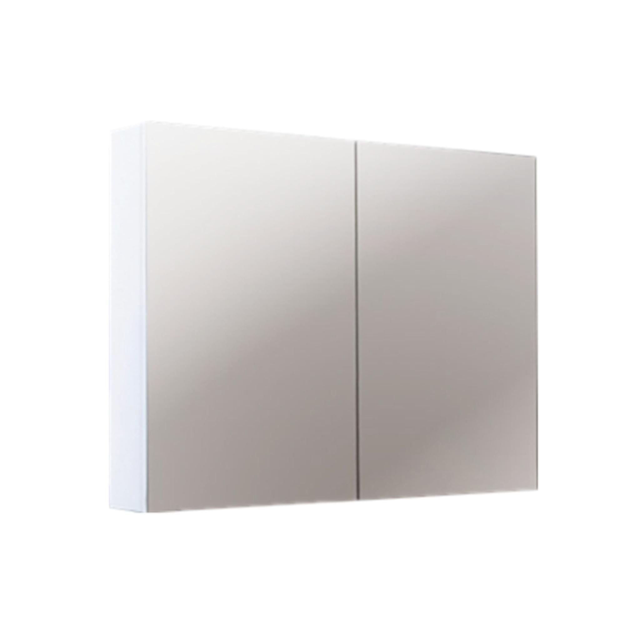 POSEIDON POLAR GLOSS WHITE MIRROR CABINET 600X750MM