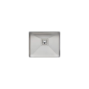 OLIVERI PROFESSIONAL SINGLE BOWL UNDERMOUNT KITCHEN AND LAUNDRY SINK STAINLESS STEEL 550MM
