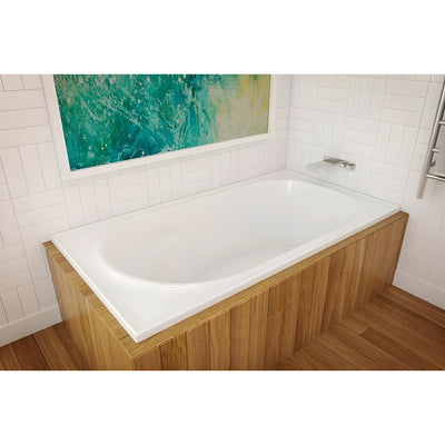 DECINA PRIMA INSET BATH GLOSS WHITE (AVAILABLE IN 1515MM, 1635MM AND 1785MM)