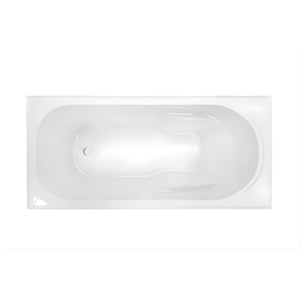 DECINA PRIMA INSET BATH GLOSS WHITE (AVAILABLE IN 1515MM, 1635MM AND 1785MM)