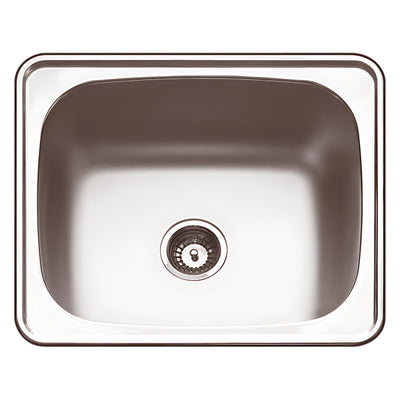 SCHOCK THE LODDEN SINGLE BOWL LAUNDRY SINK STAINLESS STEEL 605MM