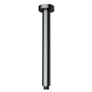 IKON ROUND VERTICAL SHOWER ARM 312MM GUN METAL