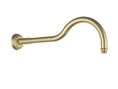 IKON CLASICO SHOWER ARM 400MM BRUSHED GOLD