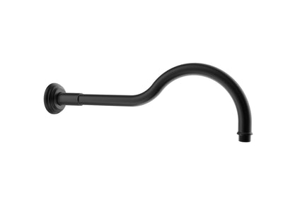 IKON CLASICO SHOWER ARM 400MM MATTE BLACK
