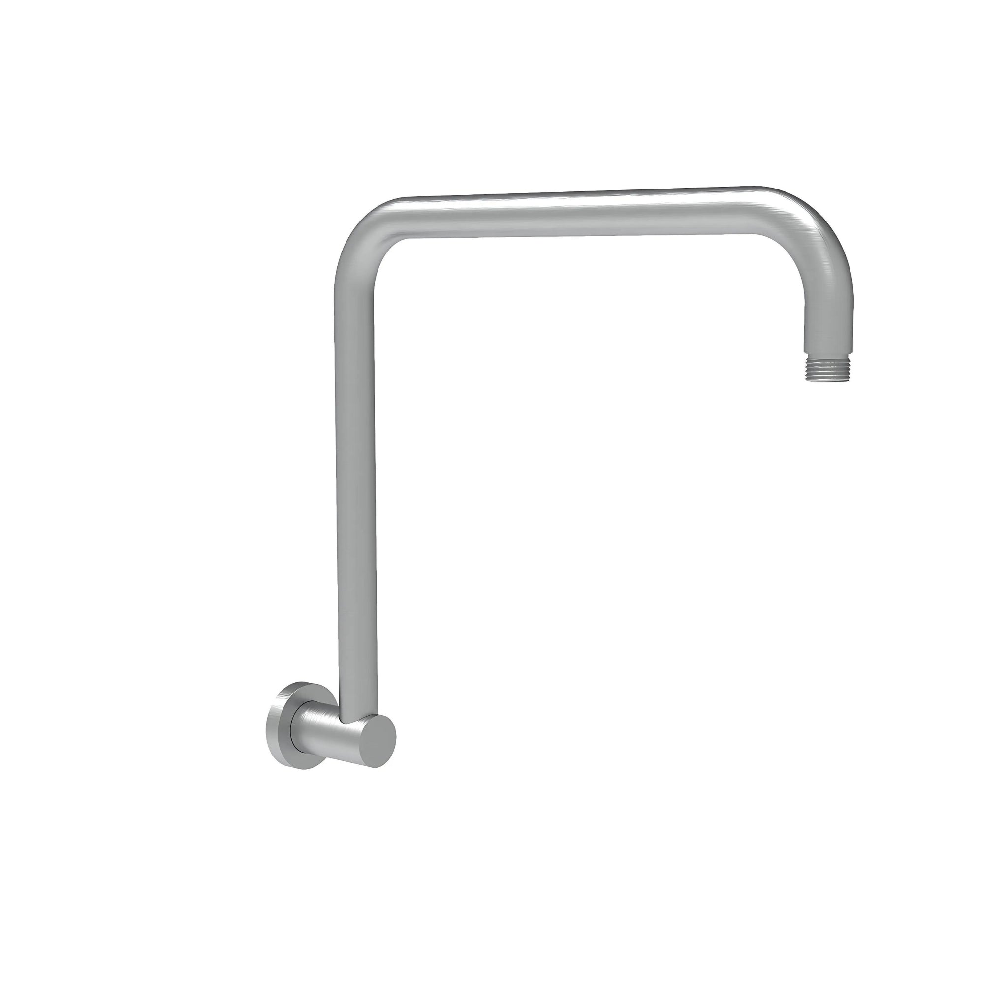 IKON CURVED SHOWER ARM 299MM GUN METAL