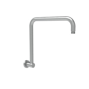 IKON CURVED SHOWER ARM 299MM GUN METAL