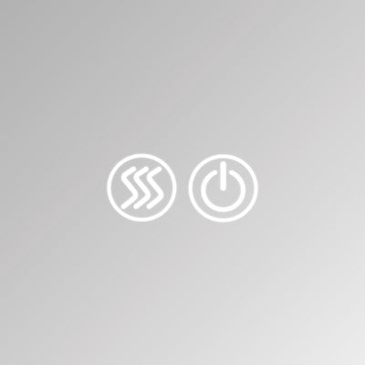 FIENZA SATIN BLACK LED MIRROR SHAVING CABINET WITH DISPLAY SHELF 1200X850MM