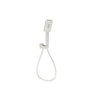 IKON EDEN HAND SHOWER ON WALL OUTLET BRACKET 299MM BRUSHED NICKEL