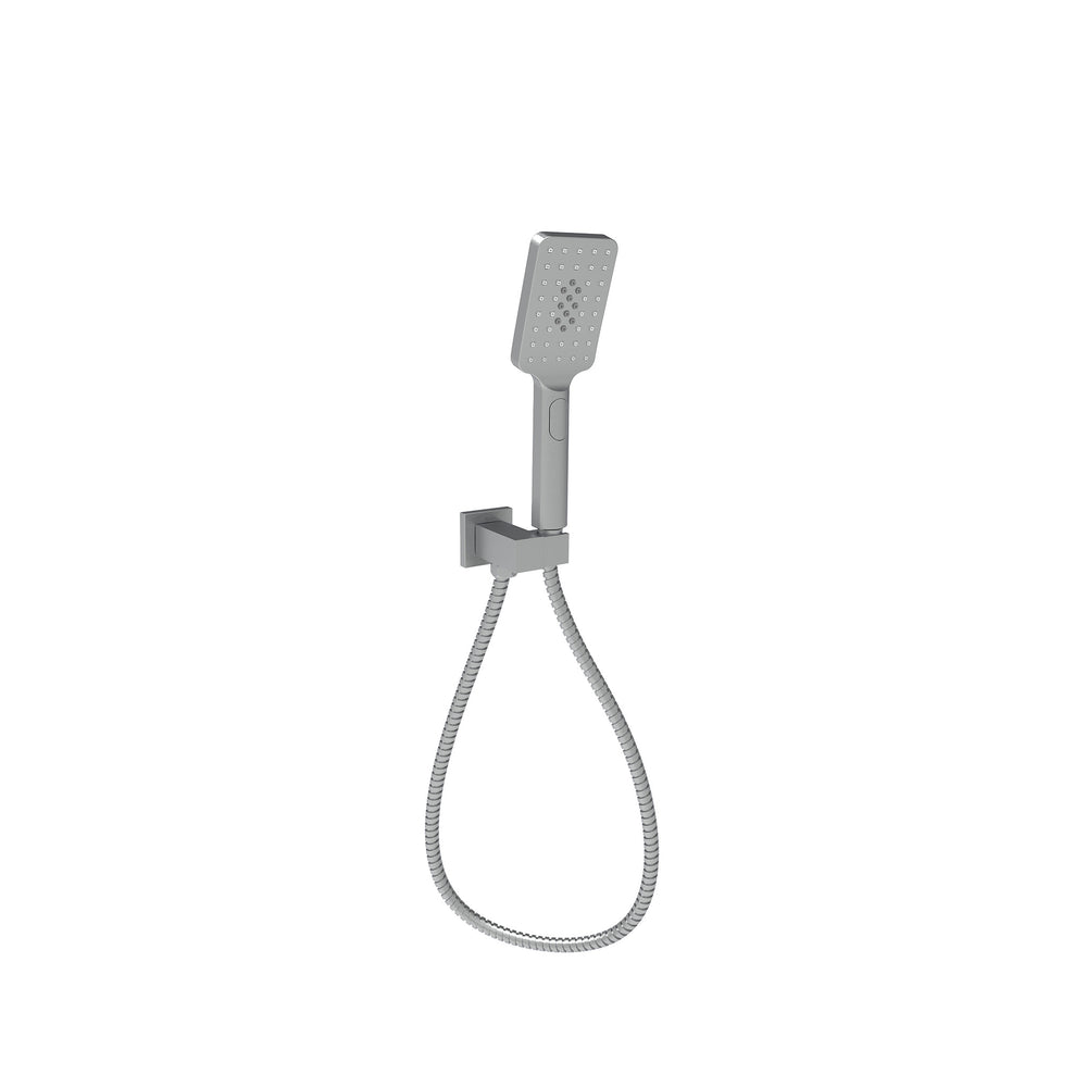 IKON EDEN HAND SHOWER ON WALL OUTLET BRACKET 299MM GUN METAL