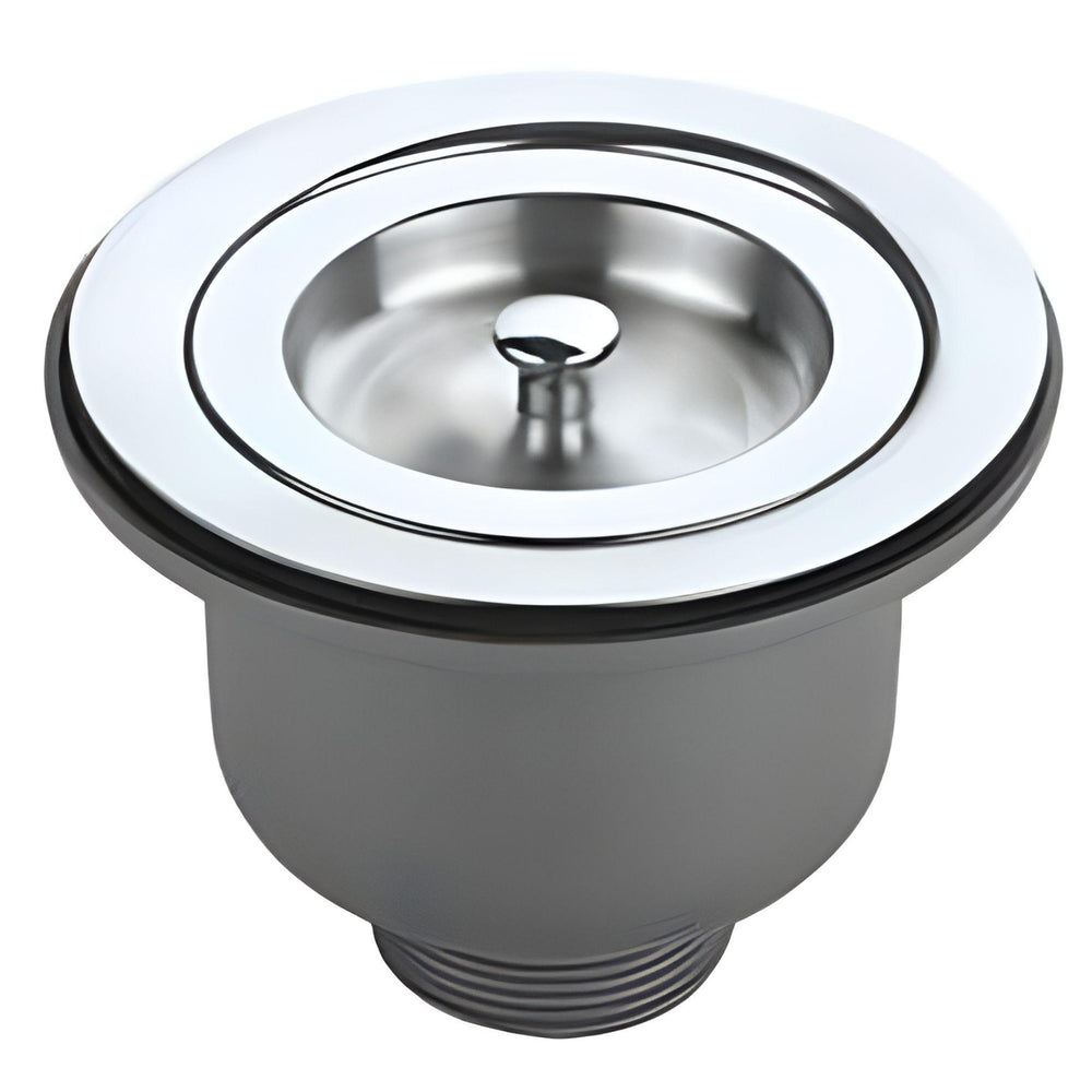 POSEIDON KITCHEN SINK WASTE WITH PULL-OUT BASKET STAINLESS STEEL