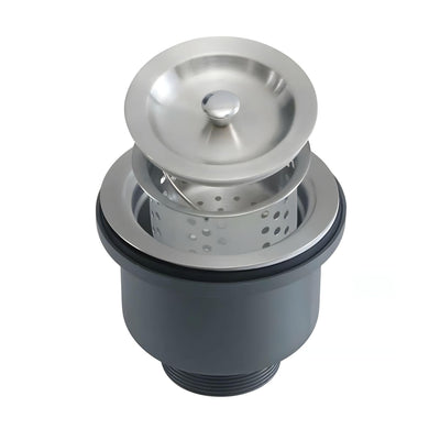 POSEIDON KITCHEN SINK WASTE WITH PULL-OUT BASKET STAINLESS STEEL