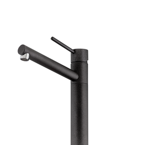 OLIVERI PEPE SWIVEL KITCHEN MIXER 302MM BLACK GRANITE