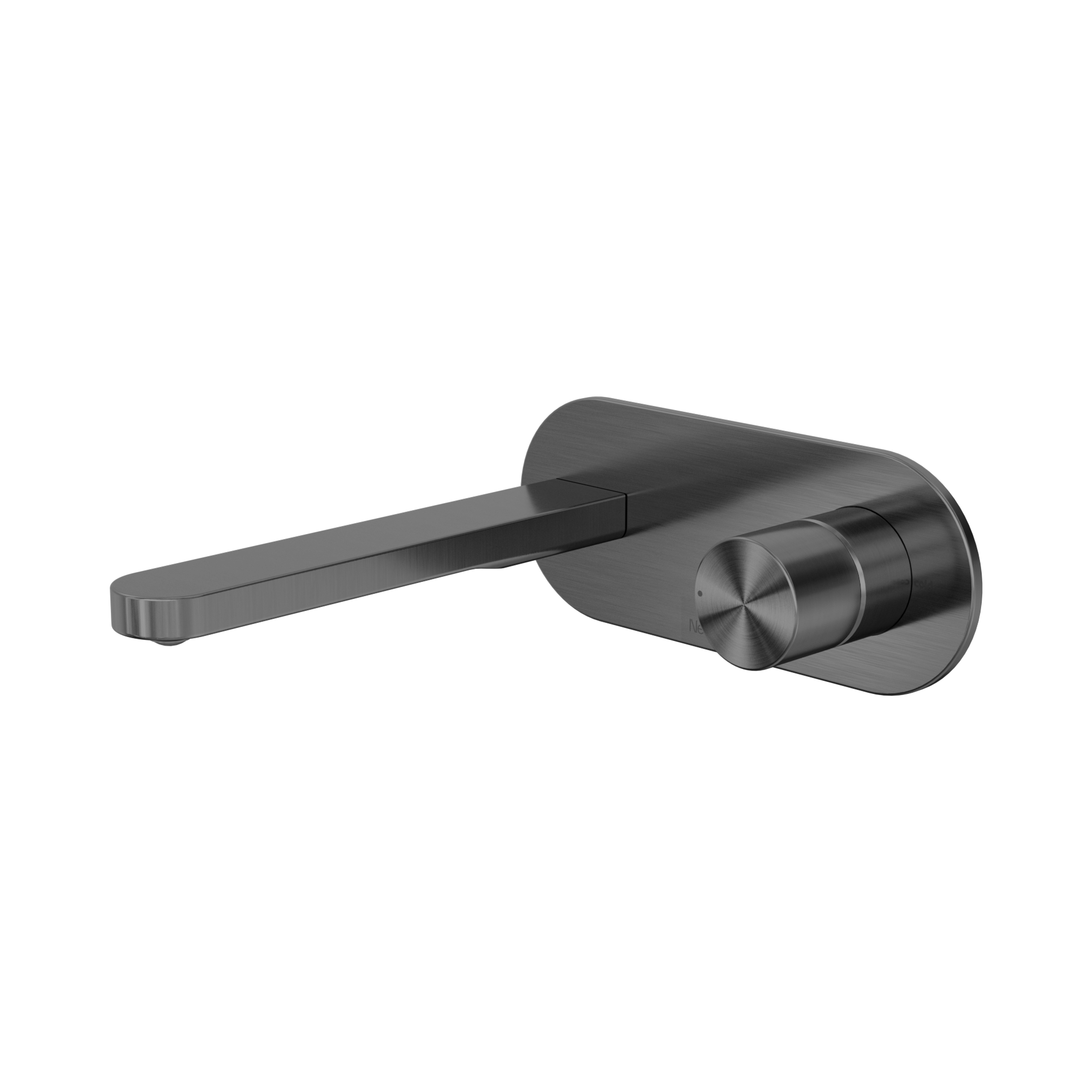 NERO PURE LEAD FREE PROGRESSIVE WALL BASIN / BATH MIXER 200MM GRAPHITE