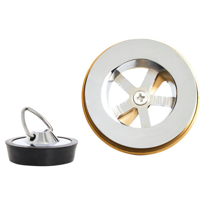 JOHNSON SUISSE PLUG AND WASTE 32/40MM CHROME