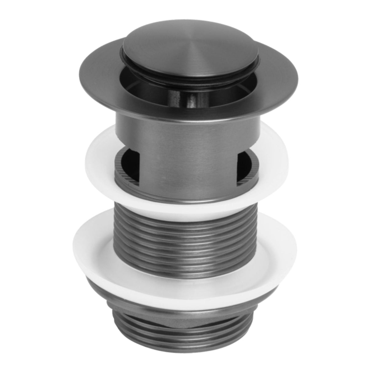 JOHNSON SUISSE VENEZIA POP-UP OVERFLOW WASTE 32MM GUN METAL