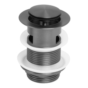 JOHNSON SUISSE VENEZIA POP-UP OVERFLOW WASTE 32MM GUN METAL