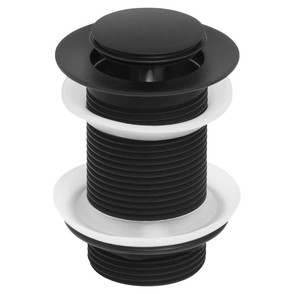 JOHNSON SUISSE VENEZIA POP-UP NON-OVERFLOW WASTE 32MM MATTE BLACK