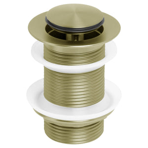 JOHNSON SUISSE VENEZIA POP-UP NON-OVERFLOW WASTE 32MM BRUSHED BRASS