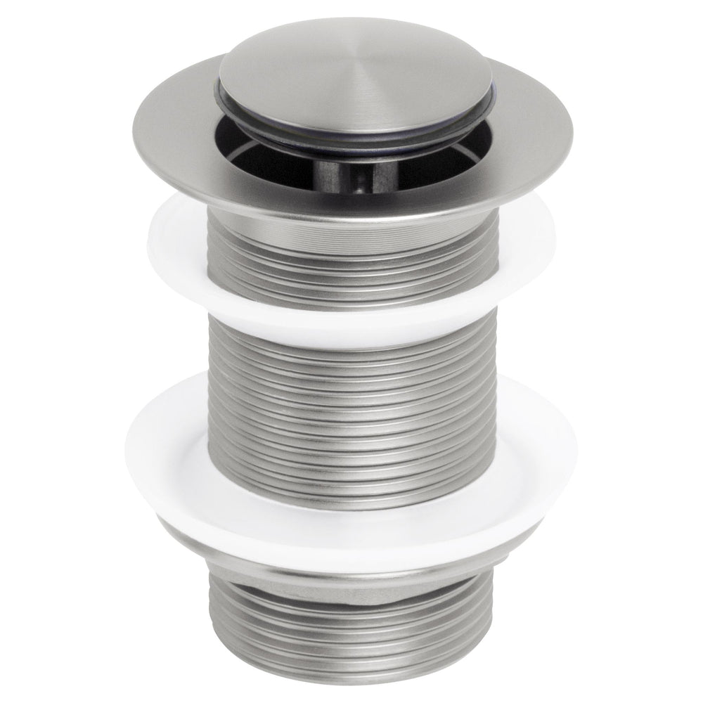 JOHNSON SUISSE VENEZIA POP-UP NON-OVERFLOW WASTE 32MM BRUSHED NICKEL