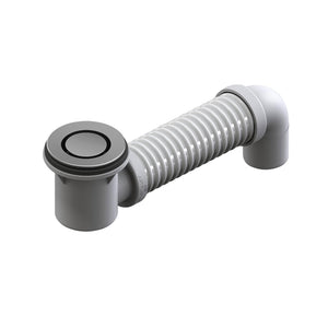JOHNSON SUISSE POP DOWN BATH PLUG AND WASTE WITH CONNECTOR 40MM CHROME
