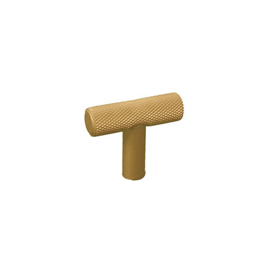 MODULR T KNOB ROUND HANDLE 40MM PEARL GOLD