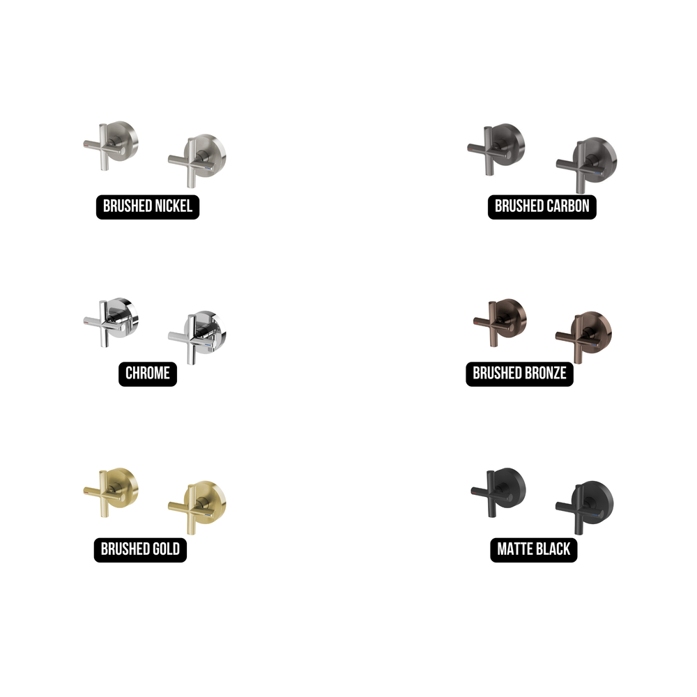 PHOENIX VIVID SLIMLINE PLUS WALL TOP ASSEMBLIES BRUSHED NICKEL