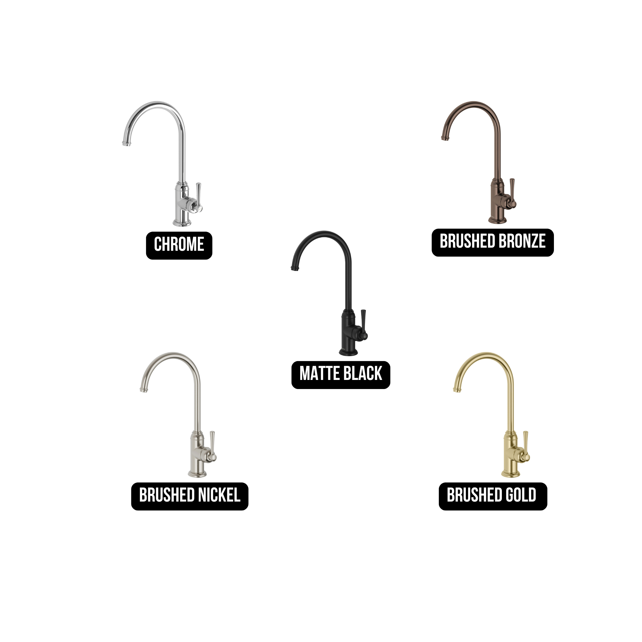PHOENIX CROMFORD SINK MIXER 363MM CHROME