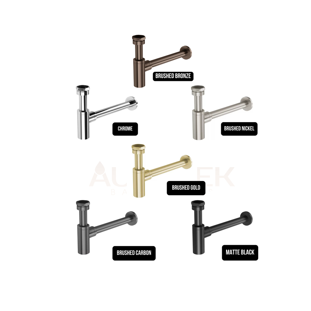 PHOENIX BOTTLE TRAP BRUSHED GOLD 40MM